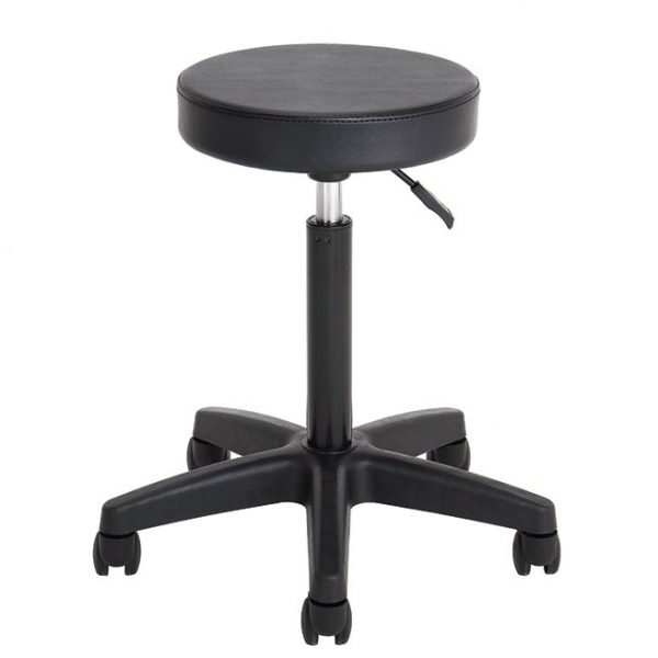 Tabouret Simon vérin à gaz ajustable roulette salon de coiffure