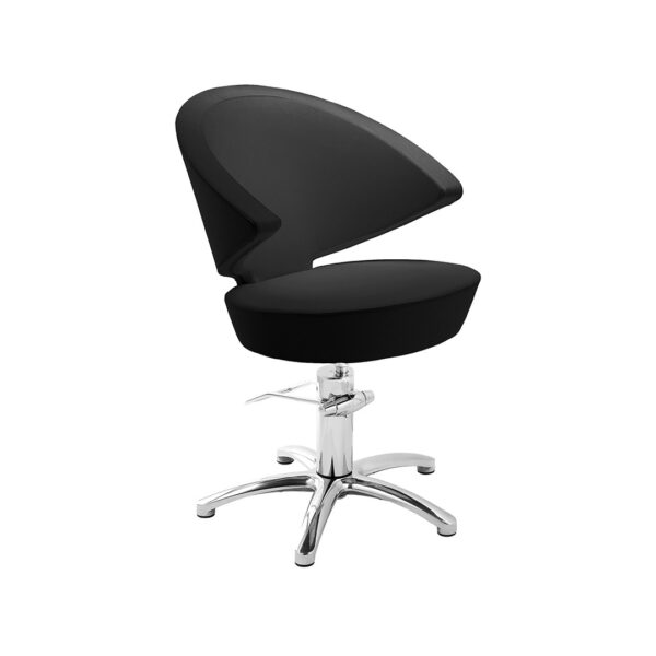 Fauteuil de coiffure CHARME noir pour salon de coiffure