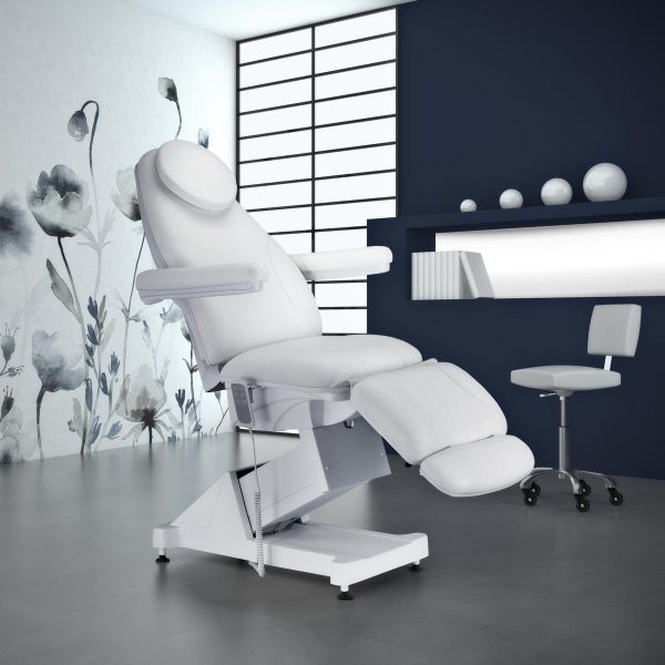 Fauteuil esthétique électrique haut de gamme de haute qualité pour institut de beauté salon et SPA.