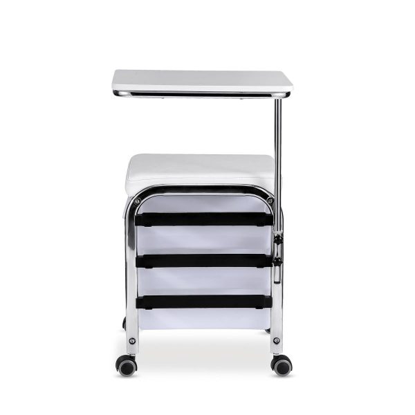 Tabouret de manucure de haute qualité avec plateau pour institut de beauté