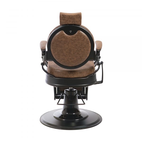 Fauteuil barbier marron design