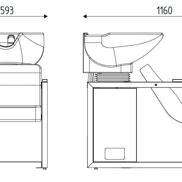 Bac de Lavage Fixe IRON WASH