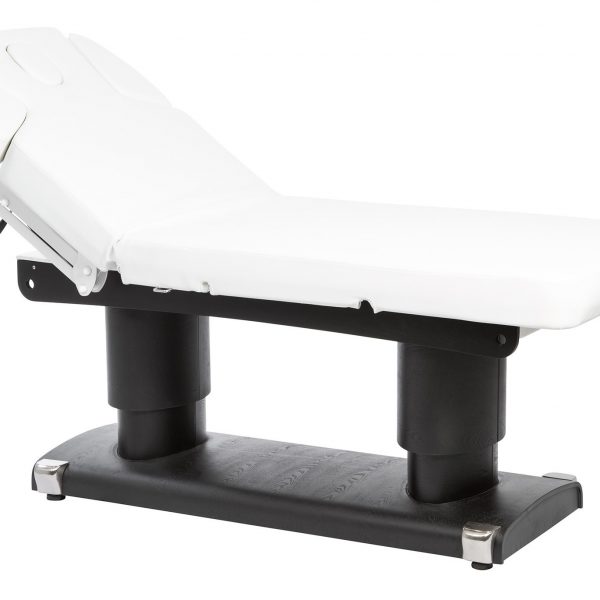 Table électrique chauffante Sauq base blanche