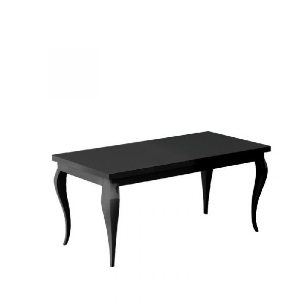 Coiffeuse Centrale 2 places NARCISO noir brillant