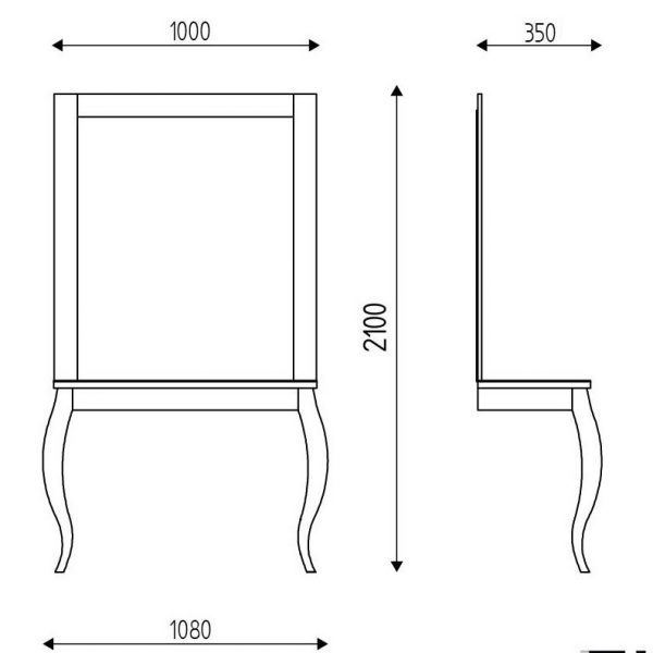 Coiffeuse murale MIU