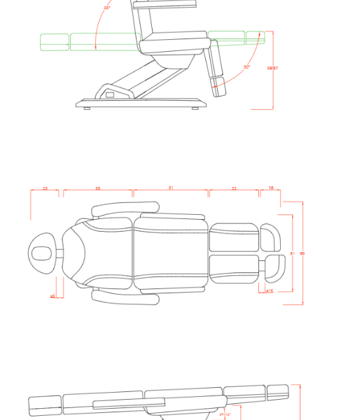 Fauteuil électrique pédicure TERRA