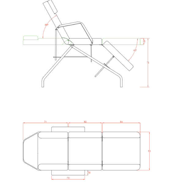 Fauteuil fixe MILO