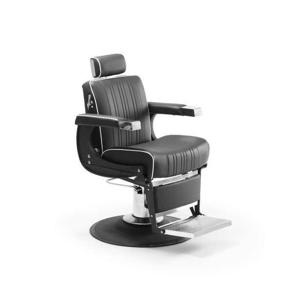 Fauteuil barbier noir BOLD