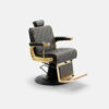 Fauteuil barbier pour salon de coiffure Lois Gold