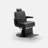 Fauteuil barbier noir LOIS BLACK pour salon barbier et barber shop