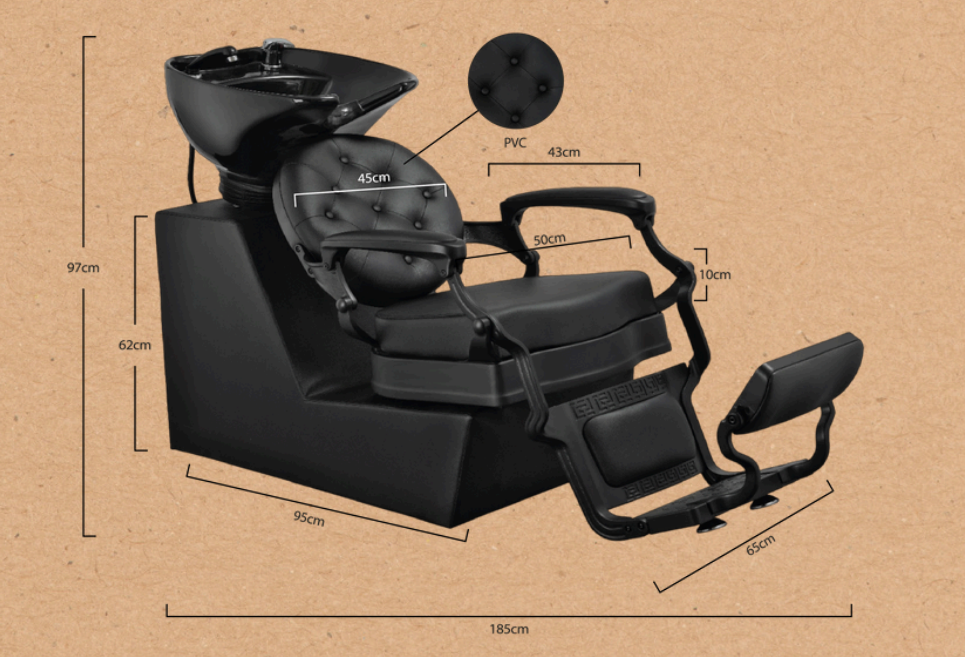 Bac à Shampoing Barber TEXAS – Image 2