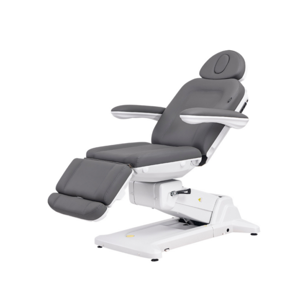 Fauteuil électrique esthétique SOMA gris avec 4 moteurs et fonction antigravité