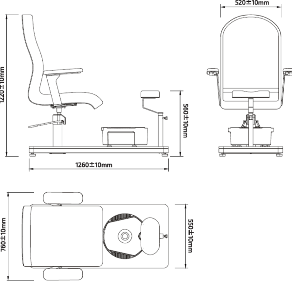 Fauteuil Pédicure OCEANA – Image 7